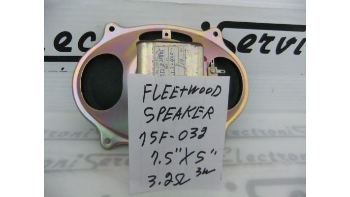 Fleetwood 75F032 haut-parleur 3.2 ohms